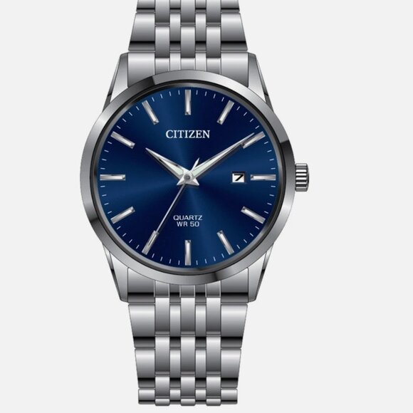 Citizen Dress Men's Quartz Stainless Steel Watch - NEW - Picture 1 of 4